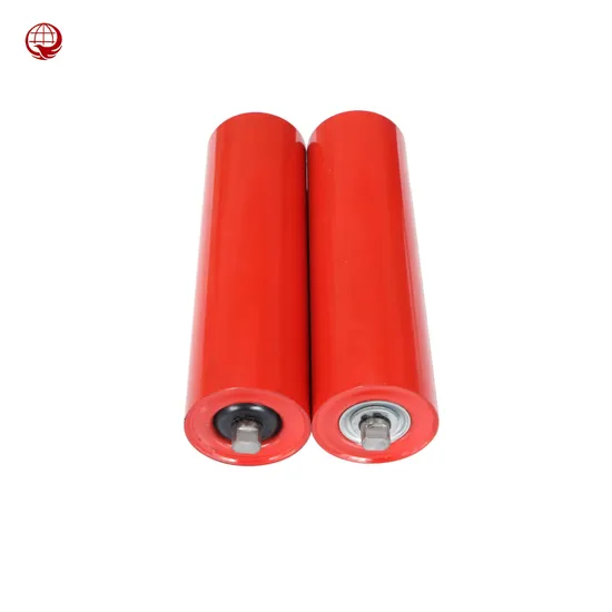China Leading Factory Ultra Polymer Spiral Pulley Support Carrier Comb Impact Guide Idler Rubber Lagging Steel Belt Conveyor Idler Roller