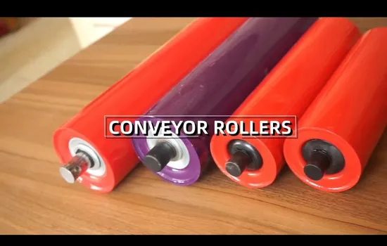 Trough Idler Roller with High Impact Resistance for Mining Conveyor Systems Carrier Roller for Heavy Loads 