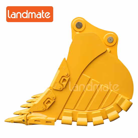 Reinforced Digging Construction Machinery Parts Heavy Duty Rock Excavator Bucket