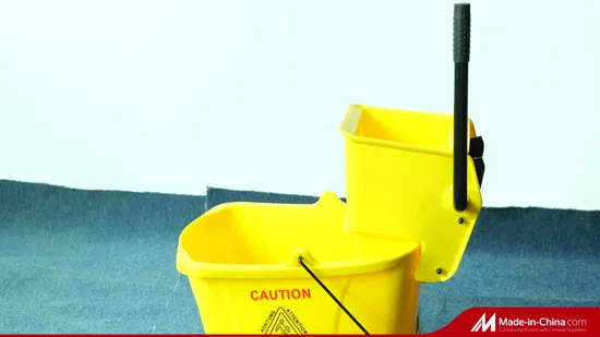 Factory Directly Cleaning Product Plastic Mop and Bucket Wringer Trolley 