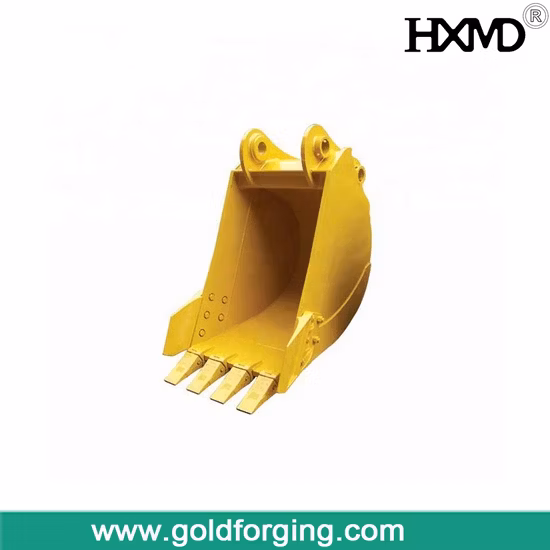 Excavator Spare Parts Excavator Bucket Komatsu Parts Heavy Duty Rock Bucket with Bucket Teeth