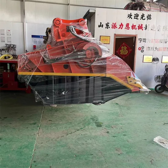Excavator Jaw Crusher Stone Concrete Crusher Hydraulic Excavator Crushing Bucket Machine 